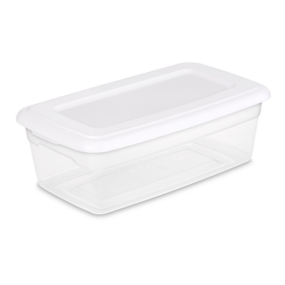 sterilite Other - Sterilite 6qt Clear Stackable Storage Box Container NWT